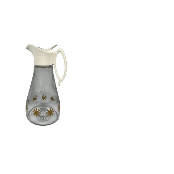 Log Cabin syrup Glass Pitcher Dispenser bottle - Picture 10 of 10